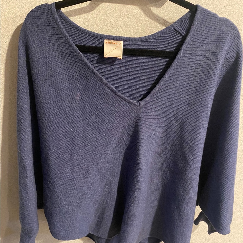 Kerisma Soft Blue Knit Top‎ Small/Medium